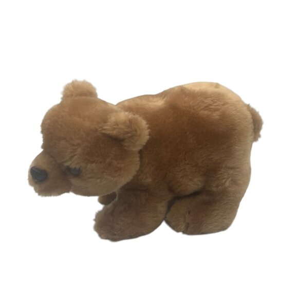 Vtg 1975 R. Dakin Teddy Bear Stuffed Plush Toy 9"x6" Standing All Four Realistic - Picture 2 of 8